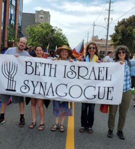 BIS banner shown by members at Pride Parade