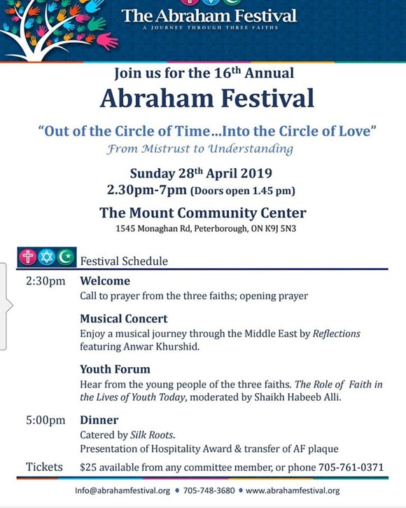 The Abraham Festival 16th Annual Event - Details
