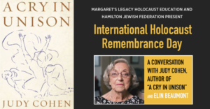 Poster for International Holocaust Remembrance Day Event